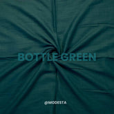 Turkish Lawn Hijab - Bottle Green